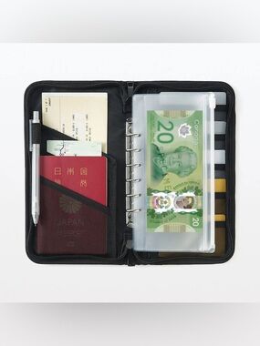 Brand New with Tag - Muji Passport Case with Pocket